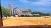 FARM SCENE ON CANVAS BY P. JACKSON - 3