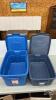(2) RUBBERMAID TOTES - 3