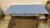 FIRE KROME FURNITURE TABLE WITH (4) FADED CHAIRS - 3