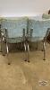 FIRE KROME FURNITURE TABLE WITH (4) FADED CHAIRS - 7