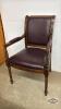VINYL ARM CHAIR