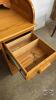 OAK WINNERS CIRCLE ROLL TOP DESK WITH KEYS - 10
