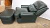 BARCA LOUNGER LEATHER RECLINER WITH OTTOMAN - 2