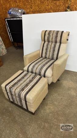PLATFORM ROCKER WITH MATCHING OTTOMAN
