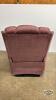 LA Z BOY DUSTY ROSE RECLINER CHAIR - 5
