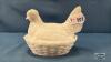 MILK GLASS HEN ON THE NEST - 2