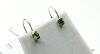 STERLING SILVER PERIDOT LEVER BACK EARRINGS