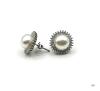 STERLING SILVER FRESHWATER PEARL EARRINGS - 2