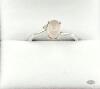 STERLING SILVER ROSE QAURTZ RING - 3