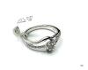 STERLING SILVER DIAMOND RING