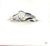 STERLING SILVER DIAMOND RING - 3