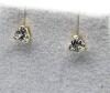 14KT YELLOW GOLD CZ EARRINGS - 4
