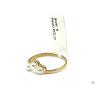 10KT YELLOW GOLD CULTURED PEARL RING - 4