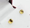 10KT YELLOW GOLD CITRINE EARRINGS - 2