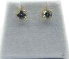 GOLD PLATED STERLING SILVER ROUND EARRINGS - 3