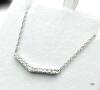 STERLING SILVER DIAMOND NECKLACE - 2
