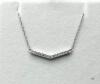 STERLING SILVER DIAMOND NECKLACE - 3