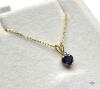 10KT YELLOW GOLD IOLITE W/ HEART SHAPED PENDANT - 3