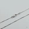 STERLING SILVER DIAMOND PENDANT NECKLACE - 4