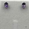 STERLING SILVER AMETHYST EARRINGS - 4