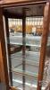 BUHLER UPRIGHT CURIO CABINET WITH LIGHTS - 4