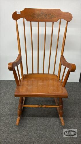 WOODEN BOSTON STYLE ROCKER