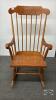 WOODEN BOSTON STYLE ROCKER