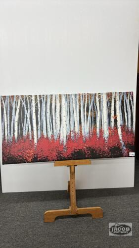 FOREST ON CANVAS BY M. SWANSON