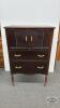 (2) DRAWER CHEST WITH STORAGE ABOVE