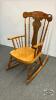PRESS BACK WOODEN ROCKING CHAIR