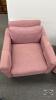 (2) DUSTY ROSE ARM CHAIRS - 5