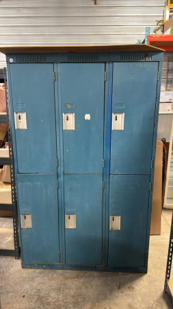 Metal 6 Locker Unit