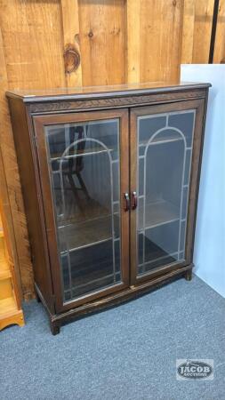 2 DOOR BOOK CASE