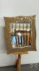 UNIQUE METAL FRAMED MIRROR
