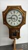 NEW HAVEN EMPEROR WALL CLOCK WITH 12IN FACE