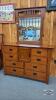 (3) PIECE BEDROOM SUITE WITH QEENS SIZE BED - 2