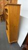 OAK BOOK CASE WITH ADJUSTABLE SHELVES - 4
