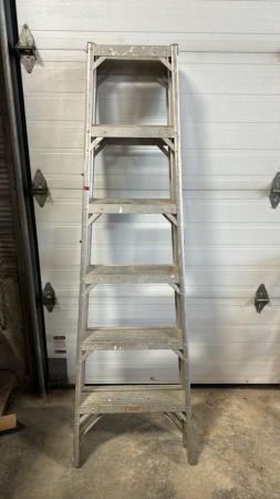 Double Sided 6ft Aluminum Step Ladder