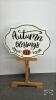 METAL "AUTUMN BLESSINGS" SIGN