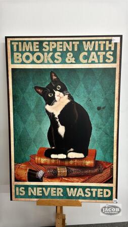 CAT POSTER PLAQUE