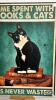 CAT POSTER PLAQUE - 2