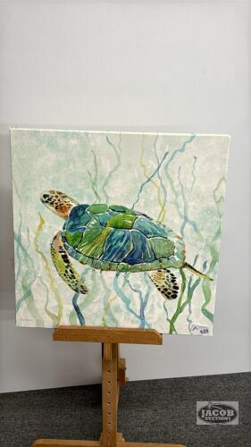 TURTLE ON CANVAS BY CAROL ROBINSON