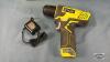 RYOBI 8V LITHIUM DRILL - 2