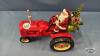 CHRISTMAS MUSICAL SANTA ON TRACTOR DECORATION - 3