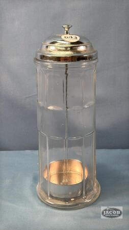 BARBERS COMB STERILIZER CANISTER