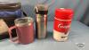 LUNCH COOLER AND (3) THERMOSES - 3
