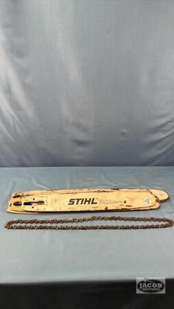 (6) USED STIHL CHAIN SAW BARS