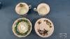 (6) CUPS AND SAUCERS WITH (2) CUPS - 9