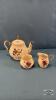 SADLER TEA POT WITH CREAM AND SUGAR