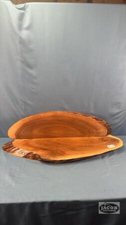 LIVE EDGE WALNUT SHELF